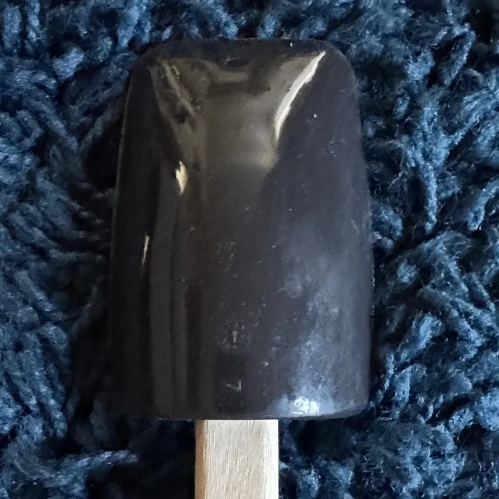 Williams Sonoma black Silicone Spatula with Wooden Handle